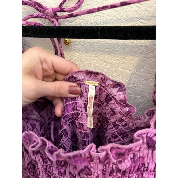 NWT Free People Smock it To Me Mini Dress Size XS - Picture 5 of 7